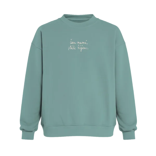 Crewneck Winter 2025 | Mineral blue